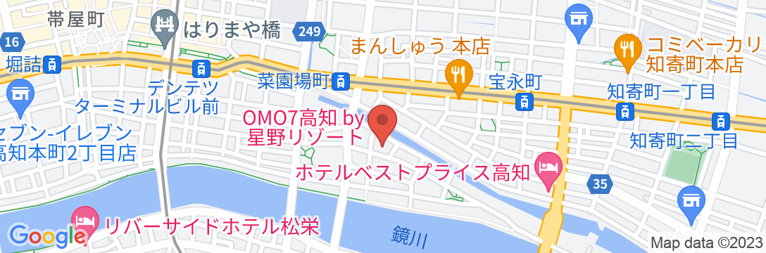 OMO7高知 by 星野リゾートの地図
