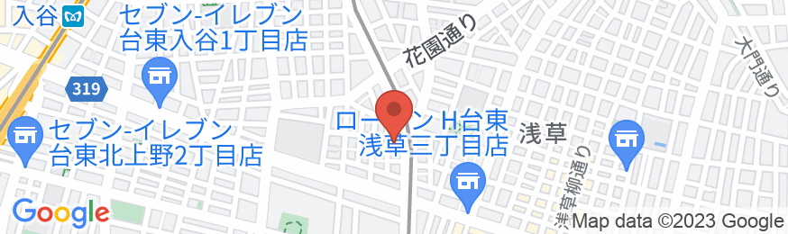 ベッセルイン浅草 つくばエクスプレス(上野・浅草・雷門・スカイツリー)の地図