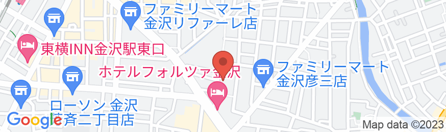 ゲストルーム心音ー金澤表参道ーの地図