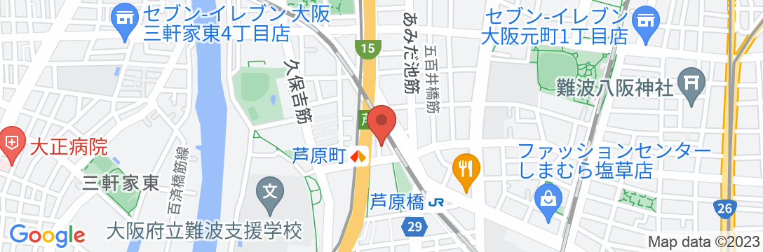 Third&Place 難波 芦原橋/民泊【Vacation STAY提供】の地図