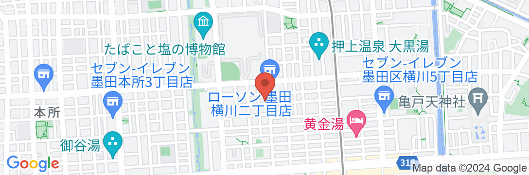 浅草SAKURA-RYOKAN【Vacation STAY提供】の地図