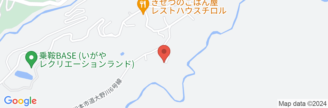 乗鞍高原温泉 ロッヂふもとの地図