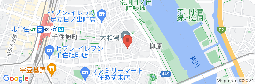 千住ハウス/民泊【Vacation STAY提供】の地図