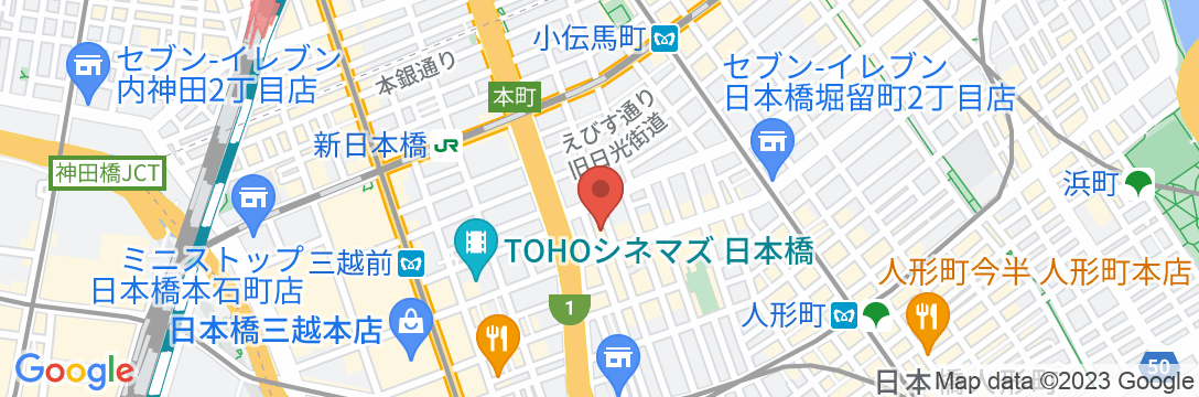 TOKYOGUEST Nihonbashi HOTEL【Vacation STAY提供】の地図