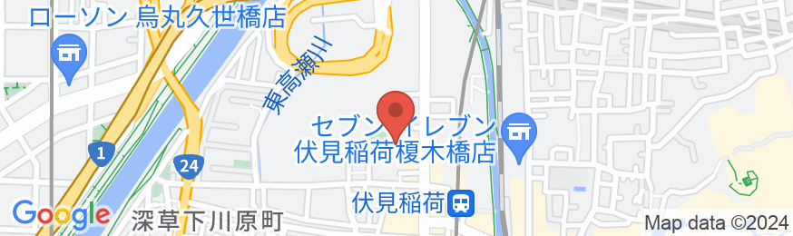 INARIYA in FUSHIMI NO.1 (伏見 稲荷/民泊【Vacation STAY提供】の地図