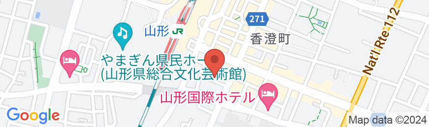 ビジネスホテル ヨシダ<山形県>の地図
