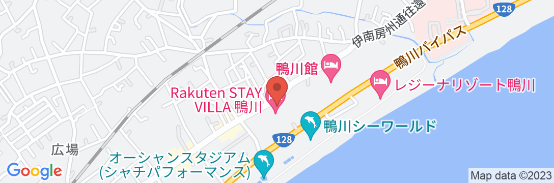 Rakuten STAY VILLA 鴨川の地図