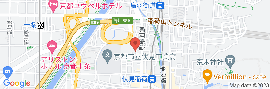 分散型民泊 Kamon Inn Inari( カモンイン 稲荷 )【Vacation STAY提供】の地図
