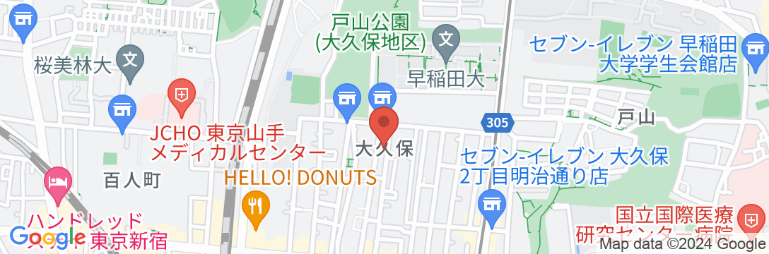 東新宿一軒家・貸切/民泊【Vacation STAY提供】の地図