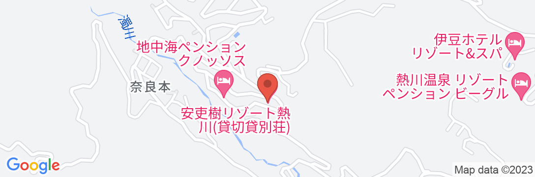 安吏樹リゾート熱川【Vacation STAY提供】の地図
