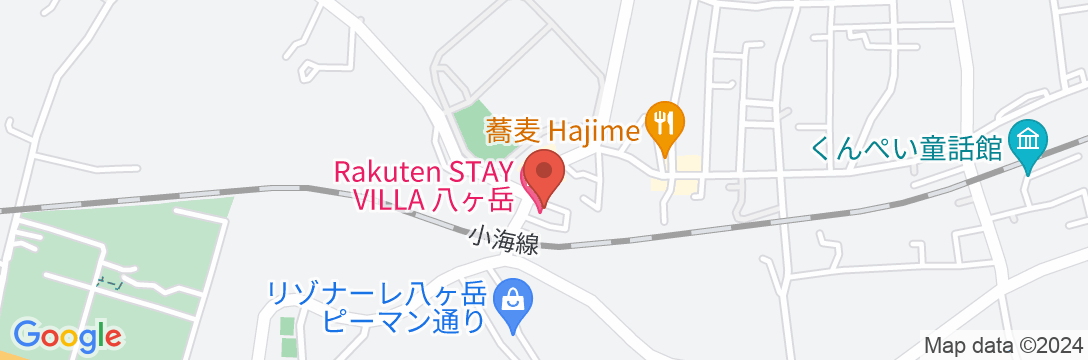 Rakuten STAY VILLA 八ヶ岳の地図
