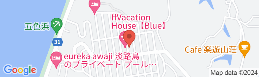 海を見ながらBBQのできる洲本市五色町のログハウス_1号/民泊【Vacation STAY提供】の地図