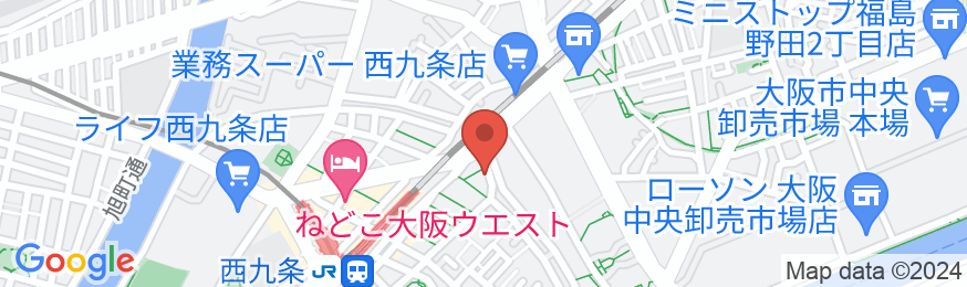 USJ,大阪観光に最適、西九条楽しいHotel/民泊【Vacation STAY提供】の地図