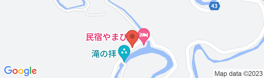 滝の拝を一望できるお宿 ご縁坐OYADO【Vacation STAY提供】の地図