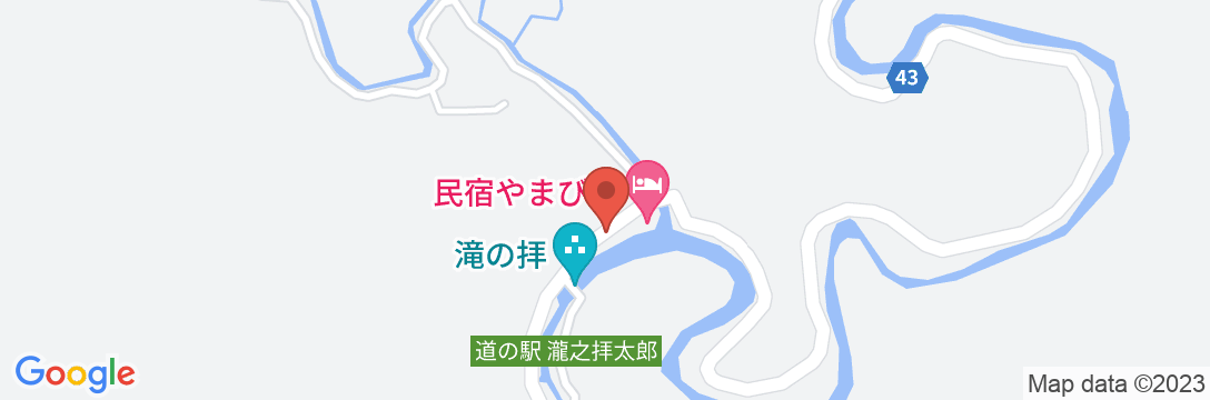 滝の拝を一望できるお宿 ご縁坐OYADO【Vacation STAY提供】の地図