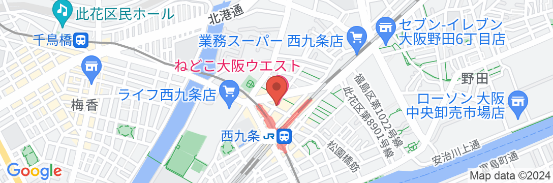 ねどこ大阪ウエスト/民泊【Vacation STAY提供】の地図