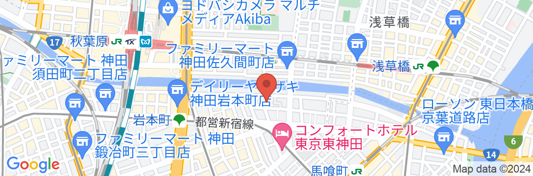 N+hotel東神田【Vacation STAY提供】の地図
