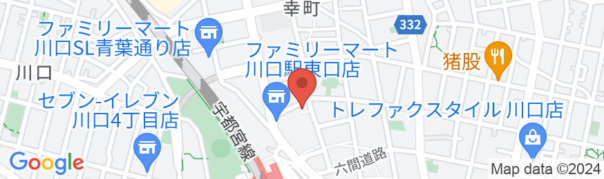 ポーラーリゾートKAWAGUCHI URBAN【Vacation STAY提供】の地図