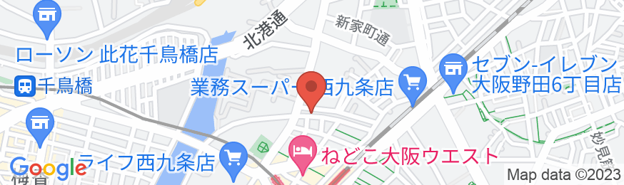 西九条stay5/民泊【Vacation STAY提供】の地図