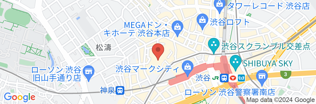 ライオンズマンション道玄坂/民泊【Vacation STAY提供】の地図