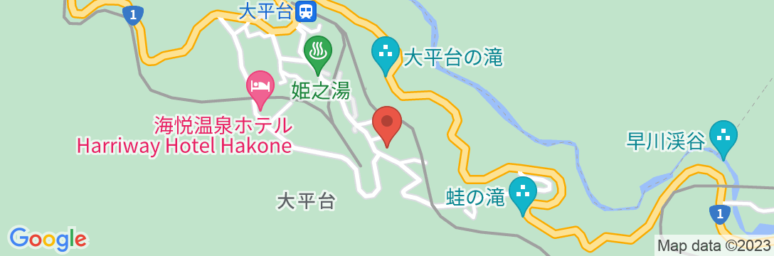 箱根散策の拠点地 一棟貸し戸建【Coco桜】大平台【Vacation STAY提供】の地図