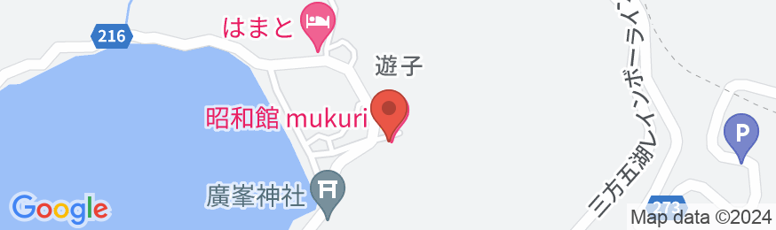 海辺のワーケーションリゾート 昭和館mukuriの地図