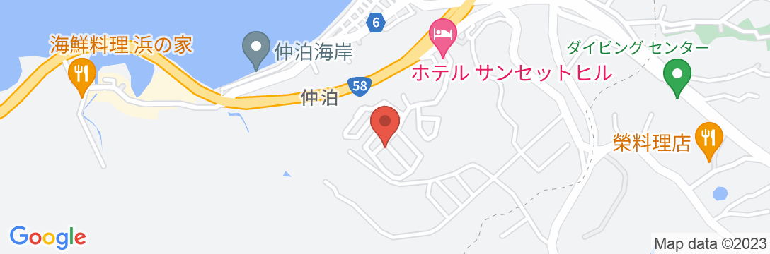 ホウイトテラスD オーシャンビューBBQ・5LDK・恩納村【Vacation STAY提供】の地図