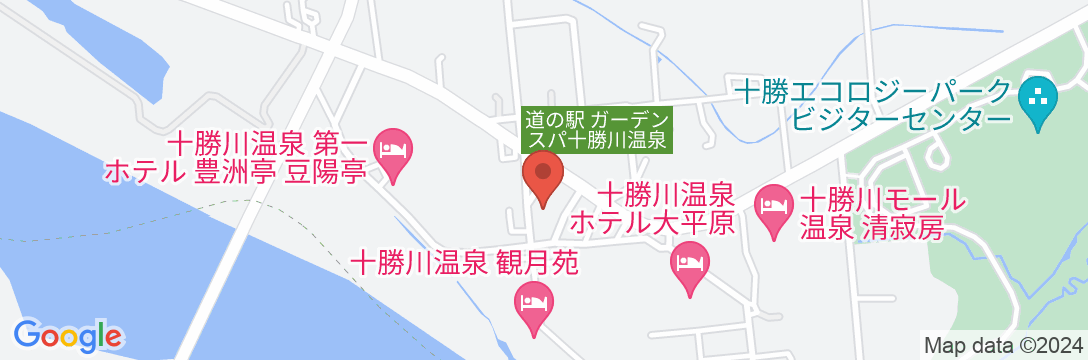 十勝川温泉 富士ホテルの地図