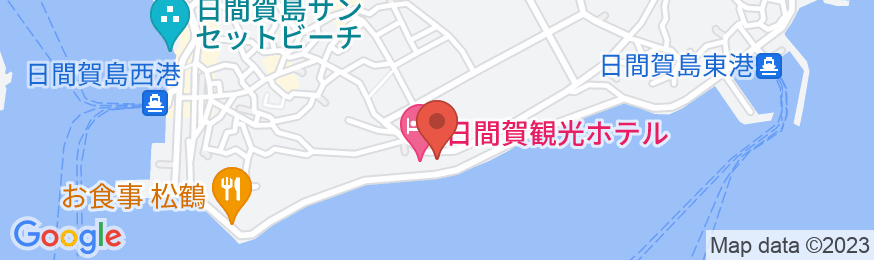 日間賀島 日間賀観光ホテルの地図