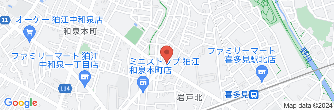 狛江ハウス/民泊【Vacation STAY提供】の地図