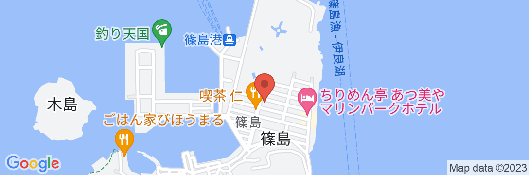 篠島 海幸の宿 きらく<篠島>の地図