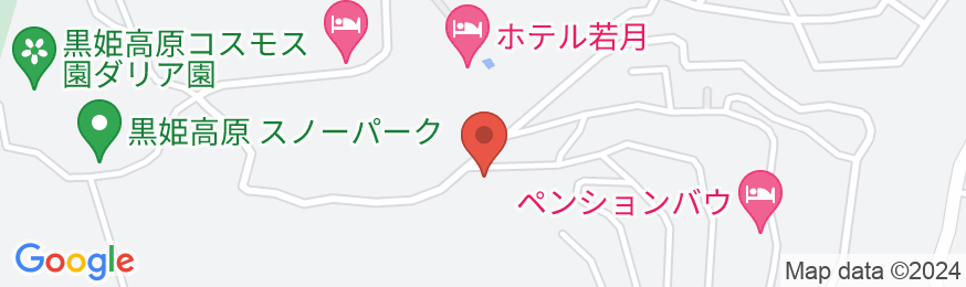 黒姫高原 ホテル若月<長野県>の地図
