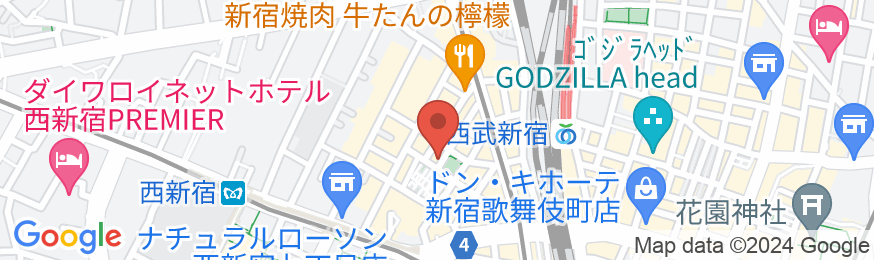 ホテルマイステイズ西新宿の地図