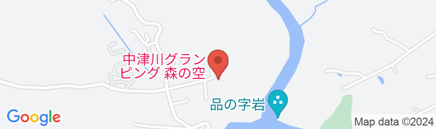 中津川グランピング「森の空」の地図
