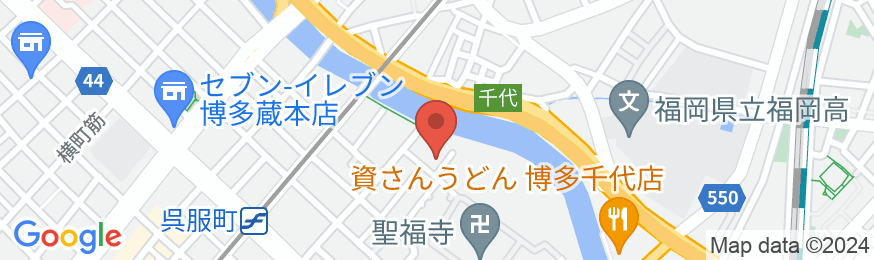 MUSUBI HOTEL KAMIGOFUKU-MACHI 1の地図