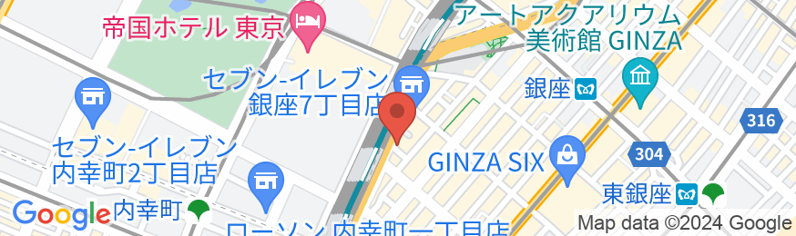 GINZA HOTEL by GRANBELLの地図