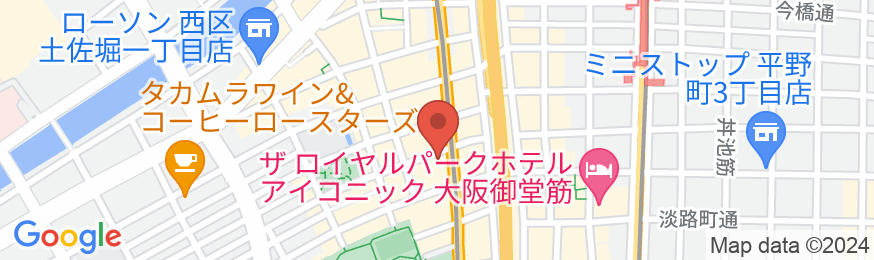 voco大阪セントラル(IHGホテルズ&リゾーツ)の地図