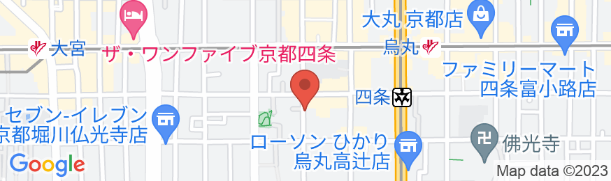 THE GENERAL KYOTO 仏光寺新町の地図