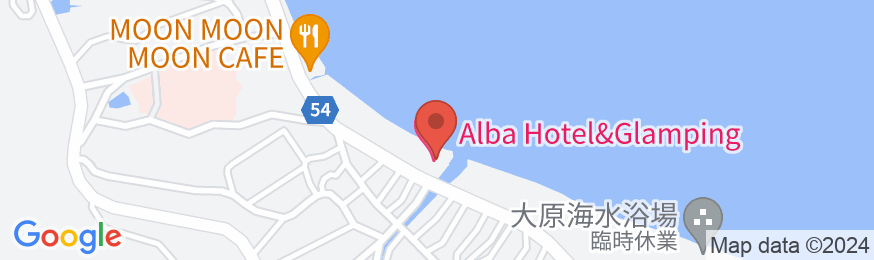 Alba HOTEL & Glampingの地図