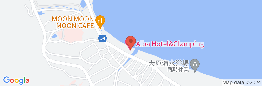 Alba HOTEL & Glampingの地図