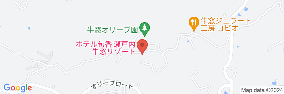ホテル旬香 瀬戸内牛窓リゾートの地図