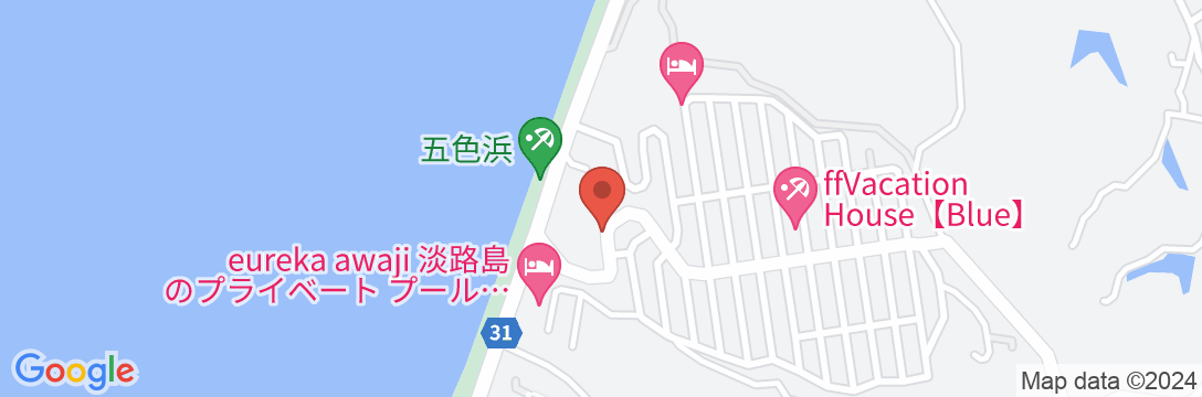 Sunset Villa M＇s Goshikihama<淡路島>の地図