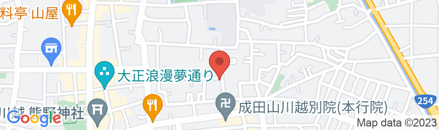 小江戸川越 おもてなしの家の地図