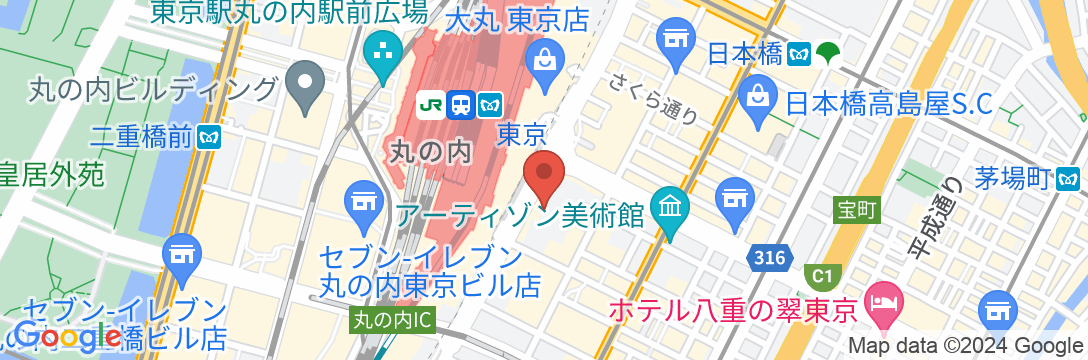 ブルガリ ホテル 東京の地図
