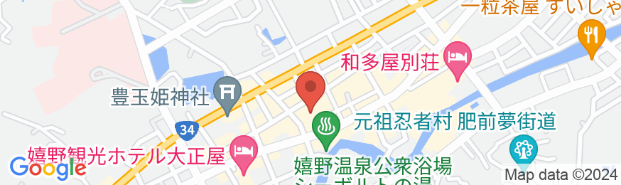 ホテル桜 嬉野の地図