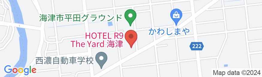 HOTEL R9 The Yard 海津の地図