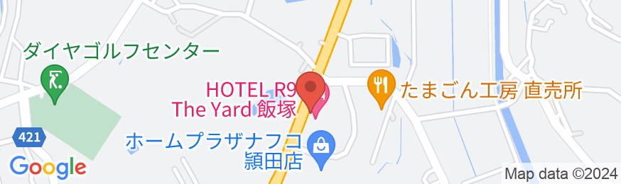 HOTEL R9 The Yard 飯塚の地図