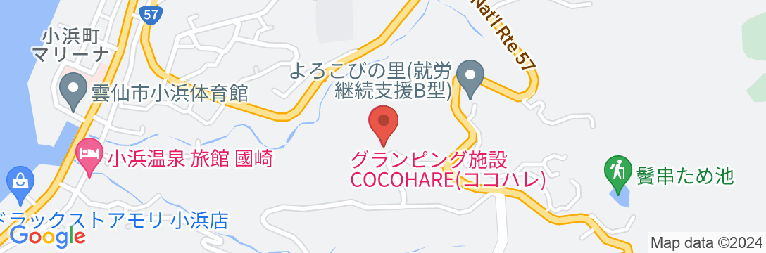COCOHAREの地図