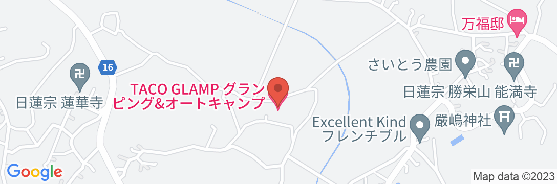 TACO GLAMPの地図