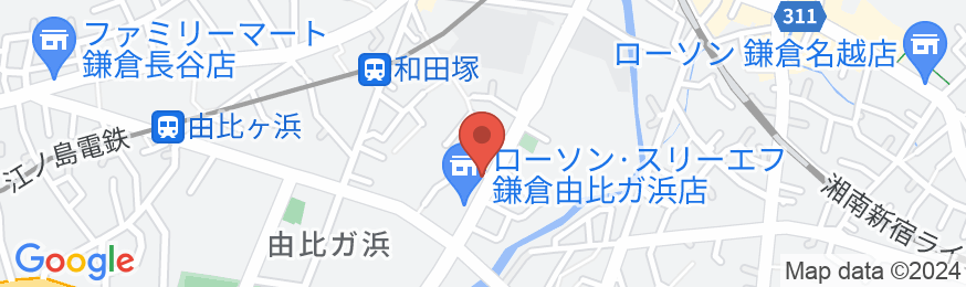 WE HOME STAY 鎌倉・由比ガ浜の地図